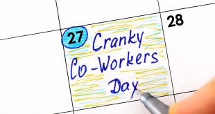 Cranky Co-Workers Day in calendar. October 27