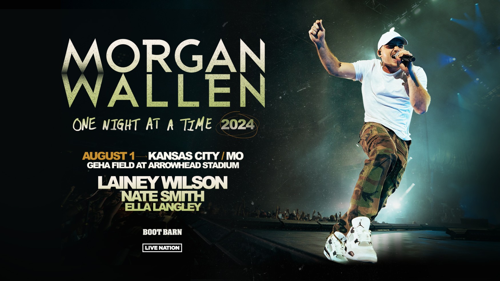 Morgan Wallen| Arrowhead Stadium | August 1st AND 2nd 2024